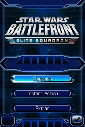 Star Wars - Battlefront - Elite Squadron (USA) (En,Fr) screen shot title